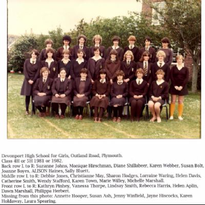 Class photo 1981